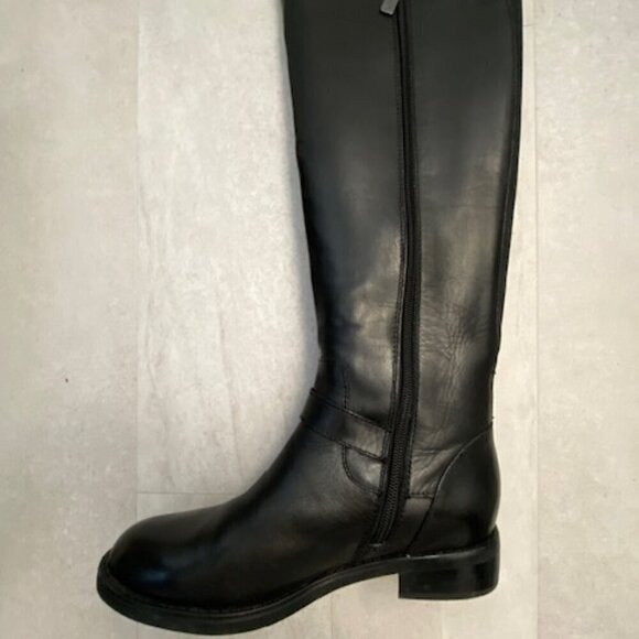 BLONDO Sylvia Dress Black Leather Waterproof Tall Riding Boots 6.5 - Picture 5 of 15
